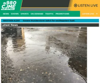 Newstalk980.com(Regina's Number One News and Information Station) Screenshot