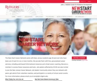 Newstartcareernetwork.org(New Start Career Network provides older (ages 45+)) Screenshot