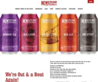 Newsteadbrewing.com.au(Newstead Brewing Co) Screenshot