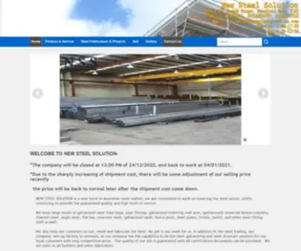 Newsteelsolution.com.au(NEW STEEL SOLUTION Sydneycontinuing to provide the guaranteed quality and high level of products) Screenshot