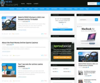 Newstelescope.com(News Telescope) Screenshot