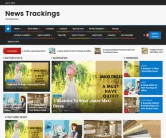 Newstrackings.com(News Trackings) Screenshot