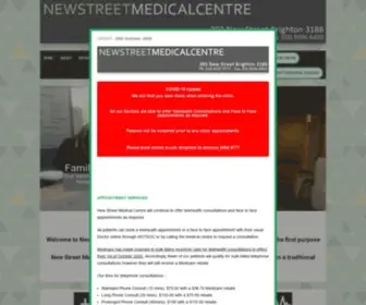 Newstreet.com.au(New Street Medical Centre) Screenshot