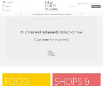 Newstreetsquare.com(New Street Square) Screenshot