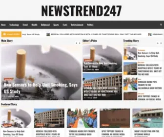 Newstrend247.com(Newstrend 247) Screenshot