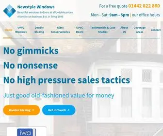 Newstylewindows.co.uk(Window, Door & Conservatory Installation in Berkhamsted, Tring & Wendover) Screenshot