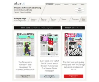 Newsukadvertising.co.uk(News UK Advertising) Screenshot