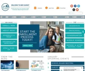 Newsummitcharter.org(New Summit Charter Academy builds an educational community) Screenshot