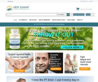 Newsummitnutritionals.com(New Summit Nutritionals) Screenshot