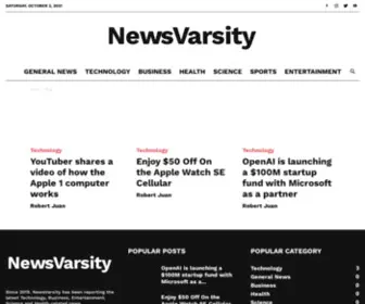 Newsvarsity.com(NewsVarsity) Screenshot