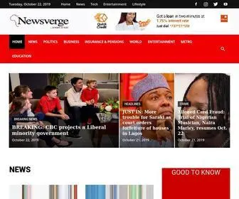 Newsverge.com(Newsverge) Screenshot