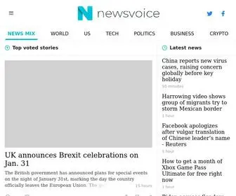 Newsvoice.com(Unbiased News) Screenshot