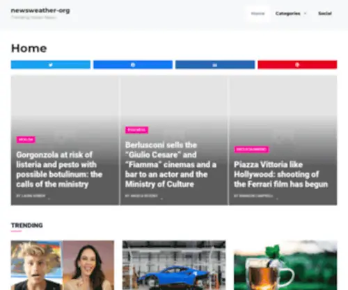 Newsweather.org(Newsweather) Screenshot