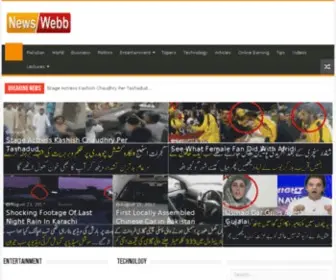 Newswebb.com(Online Pakistan news) Screenshot