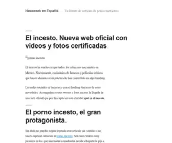 Newsweek.mx(Newsweek en español) Screenshot