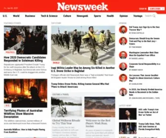 Newsweek.org(News, Analysis, Politics, Business, Technology) Screenshot