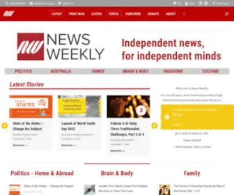 Newsweekly.com.au(News Weekly) Screenshot