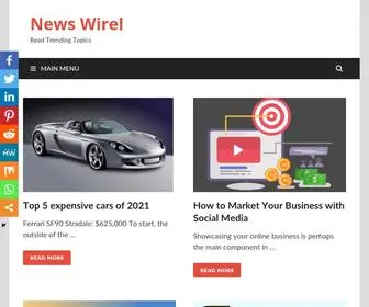 Newswirel.com(Read Trending Topics) Screenshot