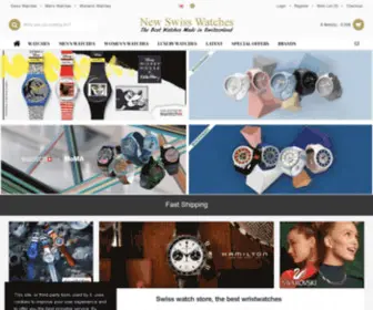 Newswisswatches.co.uk(Swiss Watches for Sale Online) Screenshot