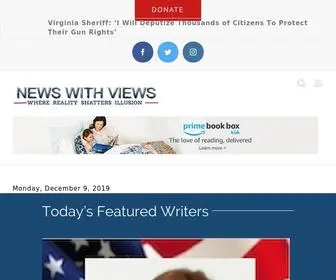 Newswithviews.com(News and commentary that will shatter your illusion of knowledge) Screenshot