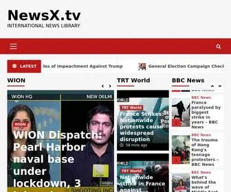 Newsx.tv(International News TV Channels Library) Screenshot