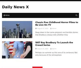 NewsXdaily.com(Daily News X) Screenshot