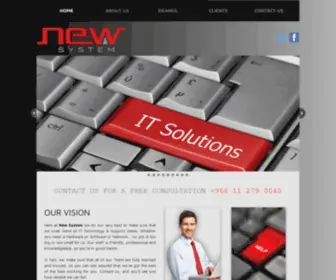 Newsystem-SA.com(Apple, Dell, Xerox, Adobe, CCTV, Networks) Screenshot
