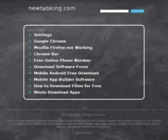 Newtabking.com(New Tab King) Screenshot