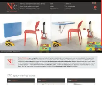 Newtableconcept.com(Space Saving Tables) Screenshot