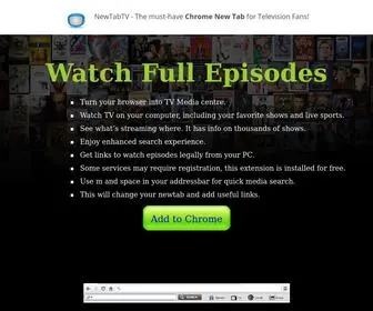 Newtabtv.com(Watch TV) Screenshot