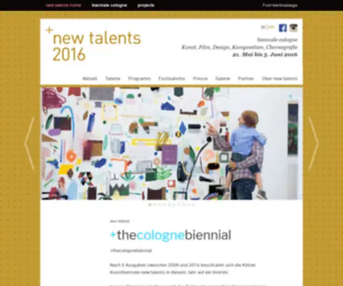 Newtalents-Cologne.de(New Talents 2016 ) Screenshot