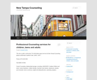 Newtampacounseling.com(New Tampa Counseling) Screenshot