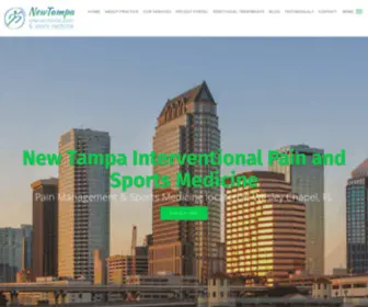 Newtampapain.net(New Tampa Interventional Pain and Sports Medicine) Screenshot