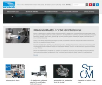Newtech.cz(CNC obráběcí a tvářecí stroje) Screenshot