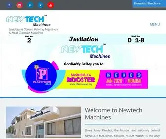 Newtechmachines.com(Newtech Machines) Screenshot