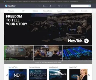 Newtek.com Screenshot
