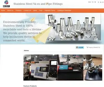 Newtekindustry.com(Stainless Steel Fittings) Screenshot