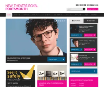Newtheatreroyal.com(New Theatre Royal Portsmouth) Screenshot