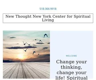 Newthoughtnewyork.org(Spiritual Growth) Screenshot