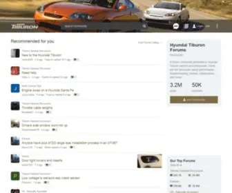 Newtiburon.com(Hyundai Tiburon Forums) Screenshot