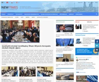 Newtimes.az(Analitik-informasiya portal) Screenshot