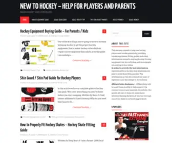 Newtohockey.com(New To Hockey) Screenshot