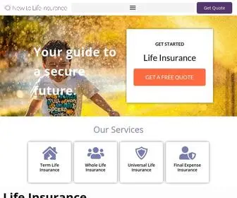Newtolifeinsurance.com(Life insurance) Screenshot