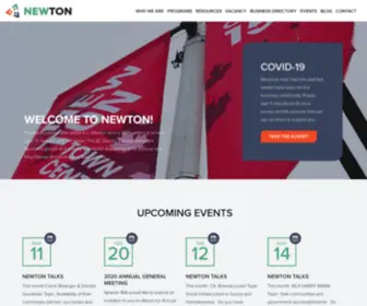 Newtonbia.com(Newton BIA) Screenshot