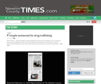 Newtoncountytimes.com(The web site for the Newton County Times) Screenshot