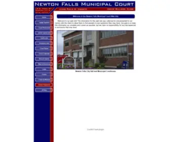 Newtonfallscourt.com(Newton Falls Municipal Court) Screenshot