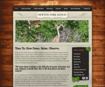 Newtonforkranch.com(Newton Fork Ranch) Screenshot