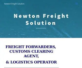 Newtonfreight.com(Newton Freight Solution) Screenshot