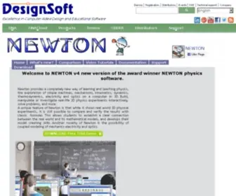 Newtonlab.com(3D Multimedia Lab for Exploring Physics) Screenshot