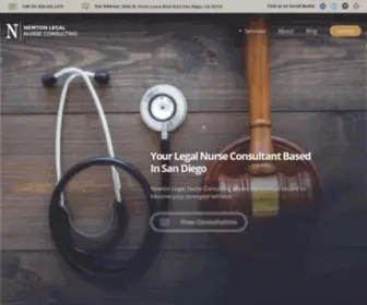 Newtonlegalnurse.com(Legal Nurse Consultant & Independent Medical Examination) Screenshot